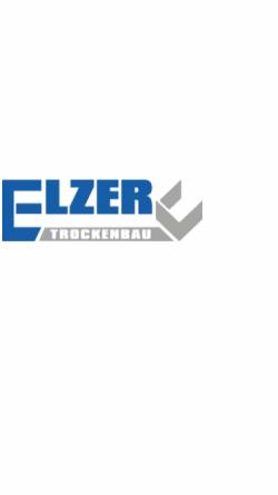 Vorschau der mobilen Webseite www.elzer-trockenbau.de, Elzer Trockenbau