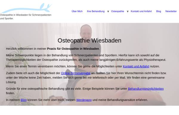 Vorschau von osteo-ries.de, Osteo Etienne Ries