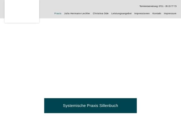 Vorschau von systemische-praxis-sillenbuch.de, Praxis Sillenbuch