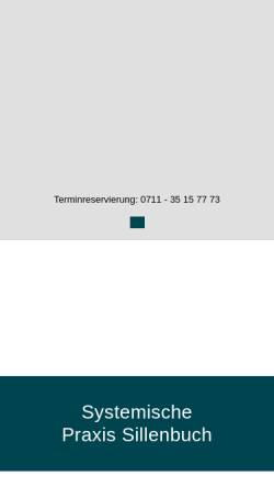 Vorschau der mobilen Webseite systemische-praxis-sillenbuch.de, Praxis Sillenbuch