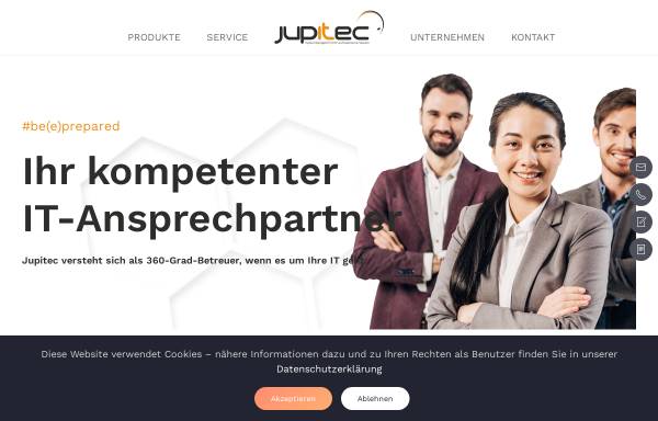 Vorschau von jupitec.de, Jupitec GmbH