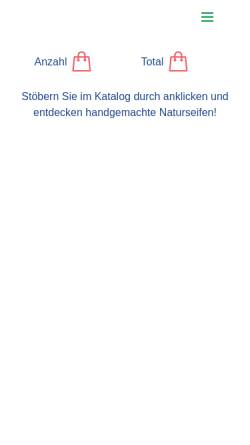 Vorschau der mobilen Webseite salzufler-naturseife.de, Salzufler Naturseife