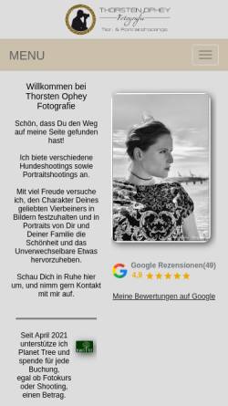 Vorschau der mobilen Webseite www.thorsten-ophey.de, Thorsten Ophey Fotografie