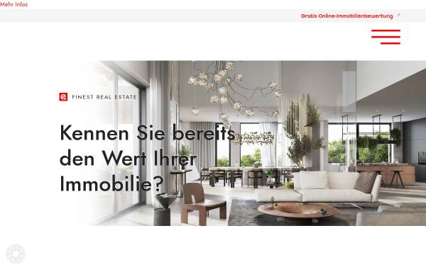 Vorschau von www.finest-real-estate.com, FINEST REAL ESTATE GmbH