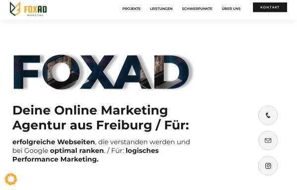 Vorschau von foxad.de, Foxad Marketing