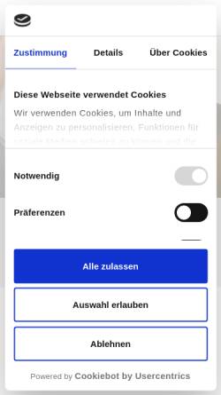 Vorschau der mobilen Webseite hv-steuerberatung.de, Hansel & Vogt Steuerberatungsgesellschaft bürgerlichen Rechts