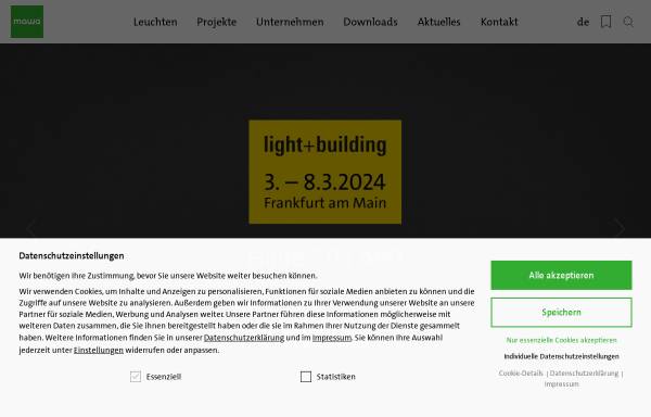 Vorschau von www.mawa-design.de, mawa design Licht- und Wohnideen GmbH