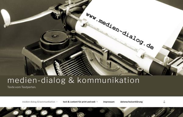 Vorschau von medien-dialog.de, medien-dialog & kommunikation