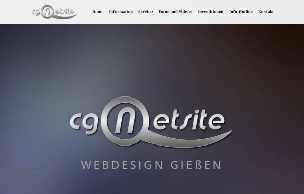 Vorschau von cgnetsite.de, CGnetsite - Webdesign