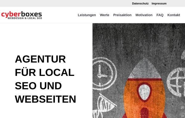 Vorschau von cyberboxes.de, cyberboxes Webdesign & Local SEO