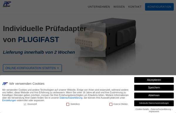 Vorschau von plugifast.de, PLUGIFAST GmbH