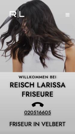 Vorschau der mobilen Webseite www.reischlarissafriseure.com, Reisch Larissa Friseure