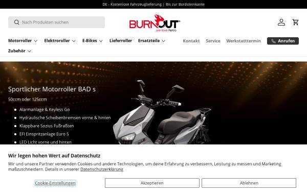 Vorschau von www.burnout-trade.de, Burnout GmbH