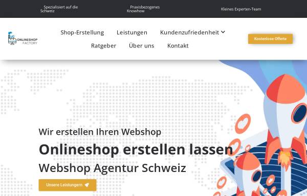 Vorschau von onlineshopfactory.ch, onlineshopfactory