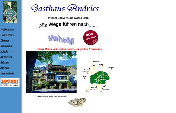 Vorschau von www.gasthaus-andries.de, Gasthaus Andries
