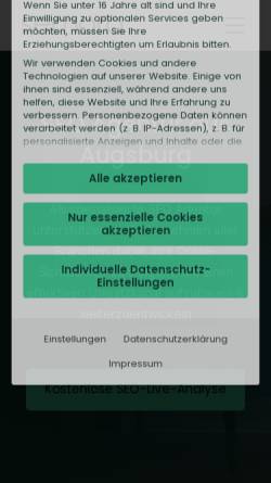 Vorschau der mobilen Webseite semora.de, semora