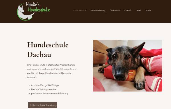 Vorschau von www.hankes-hundeschule.de, Hanke's Hundeschule