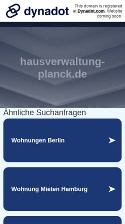 Hausverwaltung Planck GbR