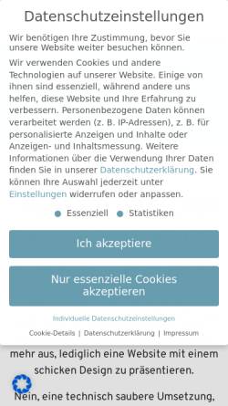 Vorschau der mobilen Webseite pixit-webdesign.de, pixit webdesign