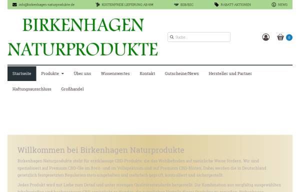 Vorschau von www.birkenhagen-naturprodukte.de, Birkenhagen Naturprodukte UG (haftungsbeschränkt)