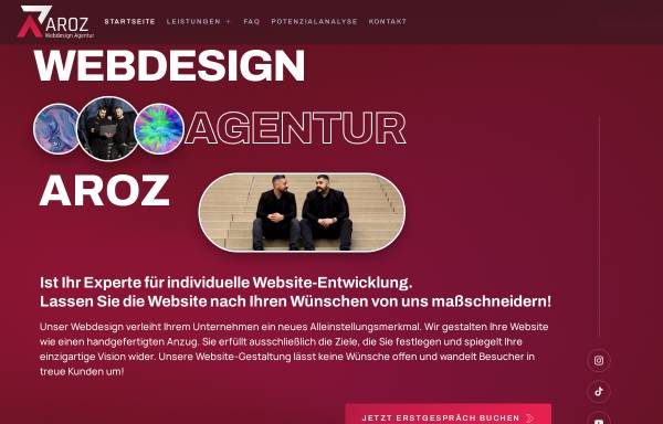Vorschau von www.arozwebdesign.de, AROZ WEBDESIGN