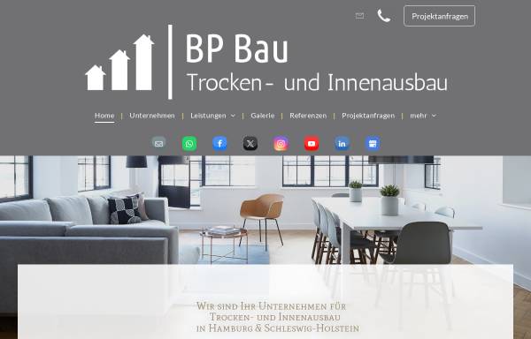 Vorschau von www.bpbau-sh.de, BP Bau