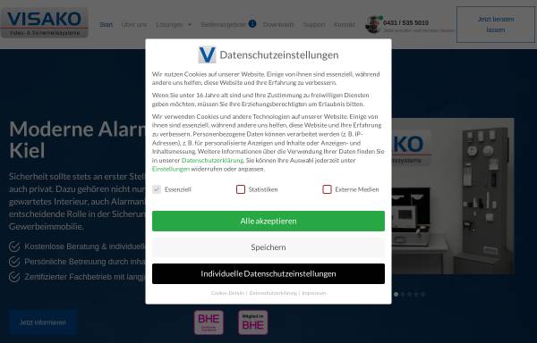 Vorschau von visako.de, VISAKO GmbH & Co. KG