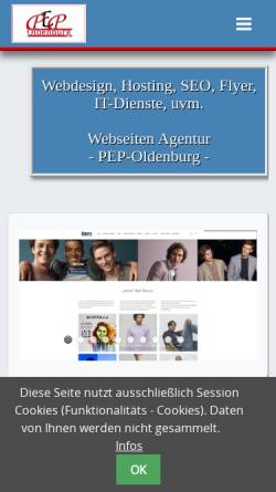 Vorschau der mobilen Webseite www.pep-oldenburg.de, PEP Oldenburg