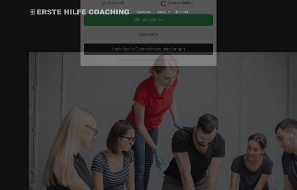 Vorschau von erstehilfe-coaching.de, Bildungszentrum Umbrella