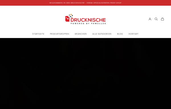 Vorschau von drucknische.de, Drucknische - Pawellek Siebdruck GmbH