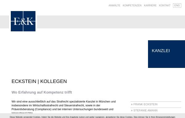 Vorschau von www.eckstein-kollegen.de, Rechtsanwälte Eckstein & Kollegen