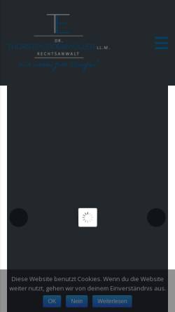 Vorschau der mobilen Webseite xn--rechtsanwalt-eidenmller-upc.de, Dr. Thorsten Eidenmüller, Rechtsanwalt