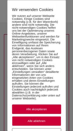 Vorschau der mobilen Webseite kruse-brilon.de, Kruse Türen & Böden