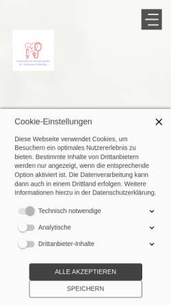 Vorschau der mobilen Webseite www.hausarztpraxis-bs.de, Internistische Hausarztpraxis Dr. Kuhlmann/Mendig