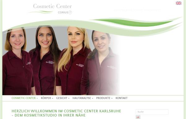 Vorschau von cc-karlsruhe.de, Cosmetic Center Karlsruhe