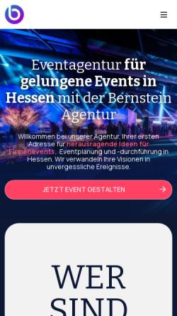 Vorschau der mobilen Webseite bernstein-agentur.de, Bernstein Agentur