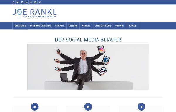 Vorschau von www.dersocialmediaberater.de, Der Social Media Berater