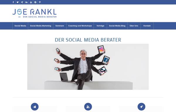 Vorschau von www.dersocialmediaberater.de, Der Social Media Berater