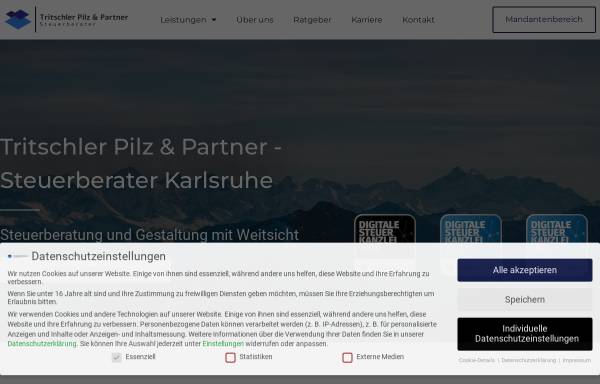 Vorschau von stb-tpp.de, Tritschler Pilz & Partner mbB