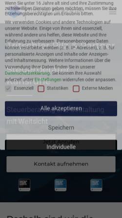 Vorschau der mobilen Webseite stb-tpp.de, Tritschler Pilz & Partner mbB