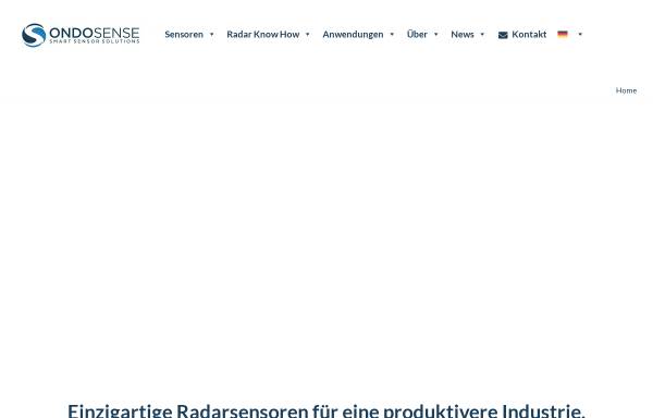 Vorschau von ondosense.com, OndoSense GmbH