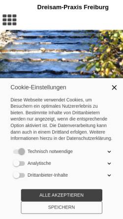 Vorschau der mobilen Webseite dreisam-praxis.de, Dreisam-Praxis