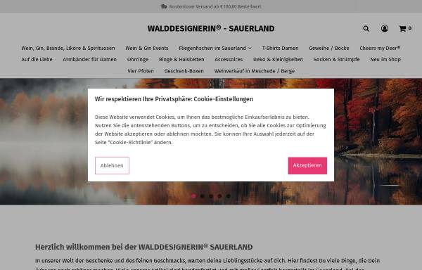 Vorschau von www.walddesignerin.de, WALDDESIGNERIN®
