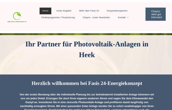 Vorschau von www.fasis24-energiekonzept.de, Fasis24