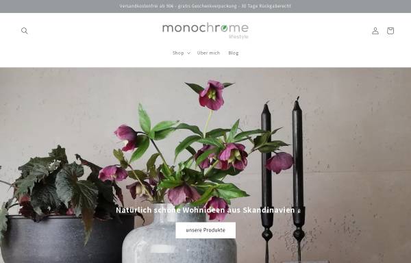 Vorschau von monochrome-home.de, monochrome-home e.K.
