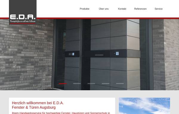 Vorschau von www.eda-fenster-tueren.de, E.D.A. Fenster-Türen-Fassadentechnik GmbH
