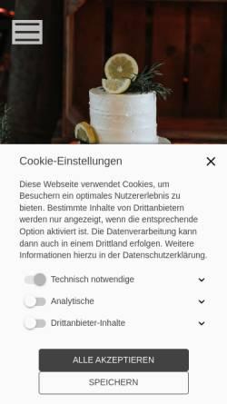 Vorschau der mobilen Webseite www.maggieskuchen.de, Maggie’s Kuchen