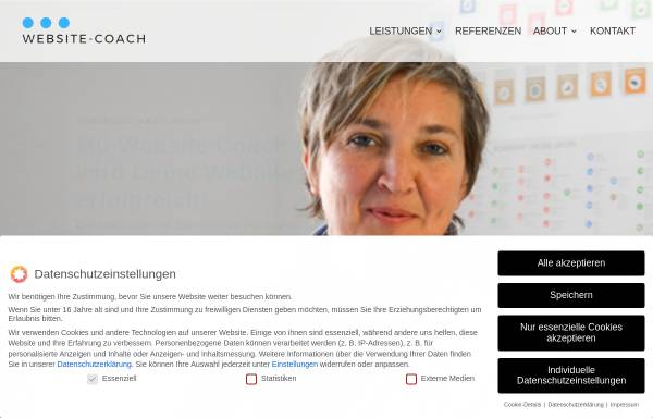 Vorschau von www.website-coach.net, Website Coach Regina Schleyer