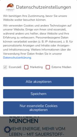 Vorschau der mobilen Webseite previum.de, Previum