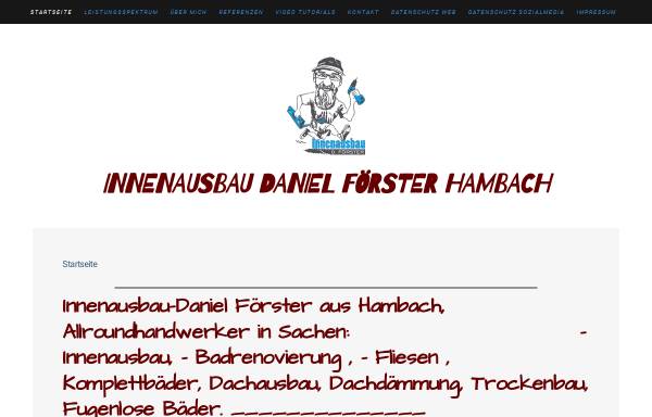 Vorschau von www.innenausbau-foerster.de, Innenausbau D.Förster